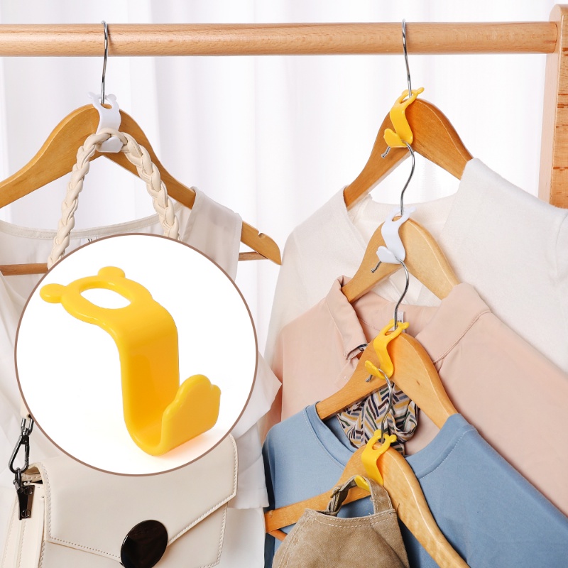 [Đặc trưng] Móc Nối Chữ S Phơi Quần Áo / Mũ / Túi Xách Chống Trượt Tiết Kiệm Không Gian Tiện Dụng