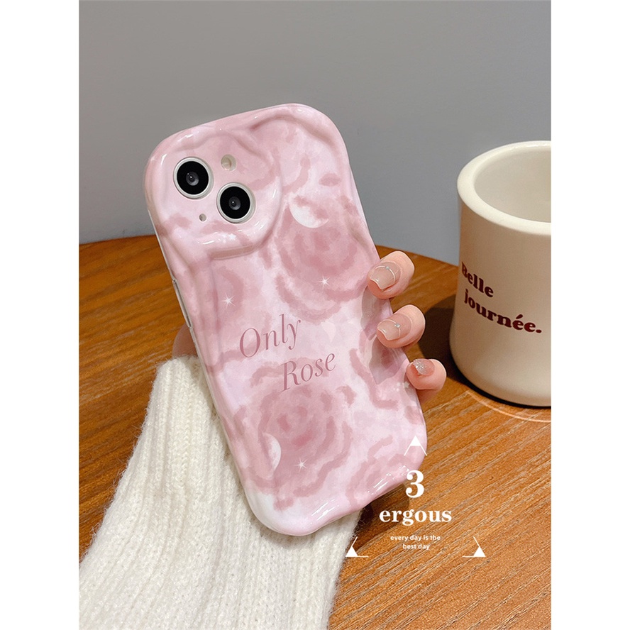 Ốp Điện Thoại TPU Mềm Họa Tiết Hoa Hồng Màu Gradient Cho IPhone 14 13 12 11 Pro Max SE2020 X XR Xs Max 7 8 6 6s Plus