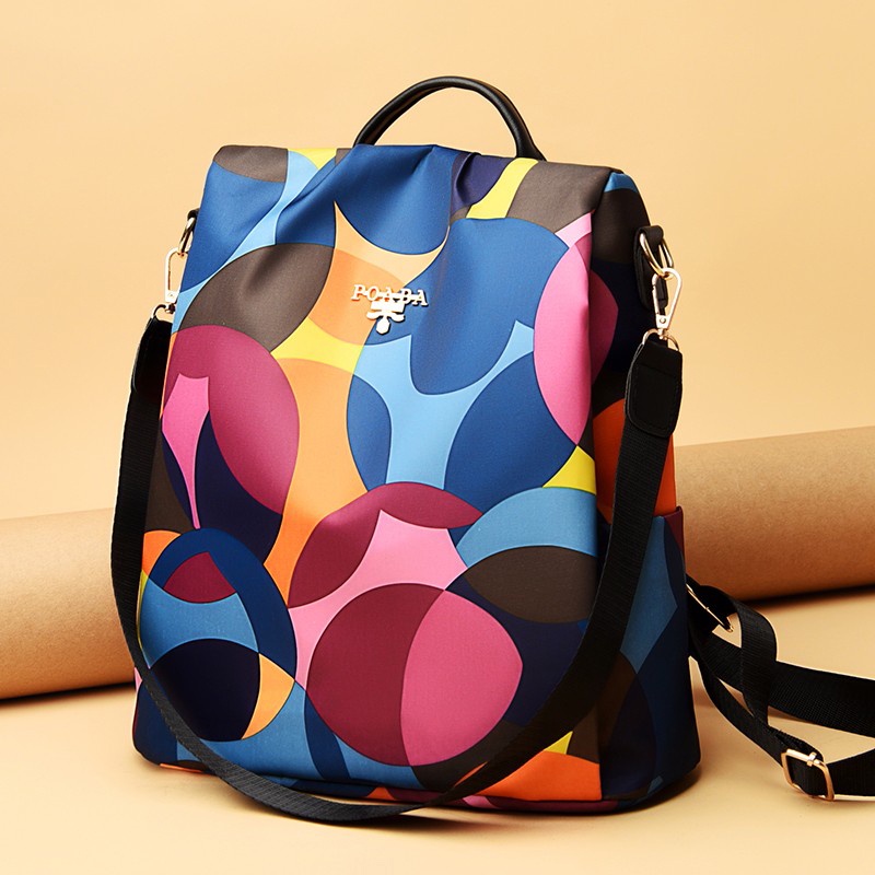 Ba Lô Vải oxford Chống Trộm Thời Trang Hàn Quốc Cho Nữ