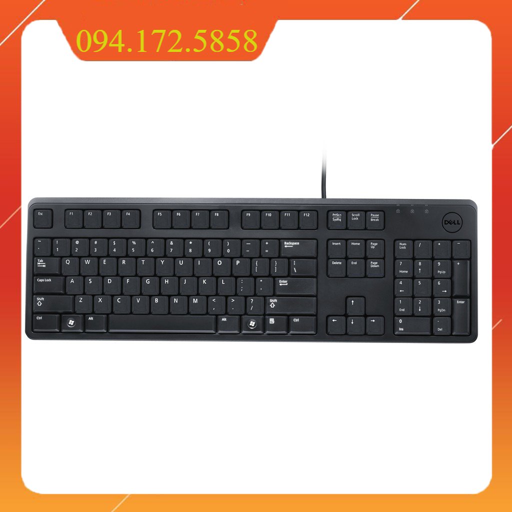 Giá siêu sốc Bàn phím Dell KB216 Có Dây - cổng USB - Tem FPT Phân Phối