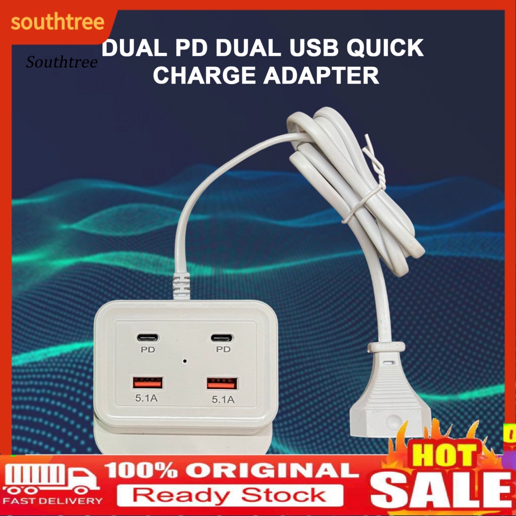 Củ Sạc 2 PD 2 Cổng USB Tiện Dụng Mang Theo Du Lịch Cho Android Apple