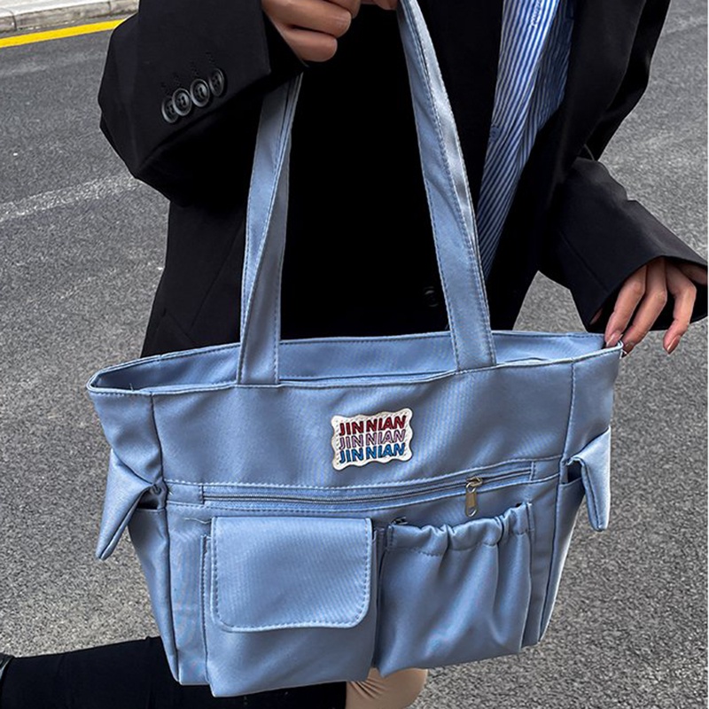 Túi tote Đeo Vai Sức Chứa Lớn Phong Cách Hàn Quốc Đơn Giản Dễ Phối Đồ