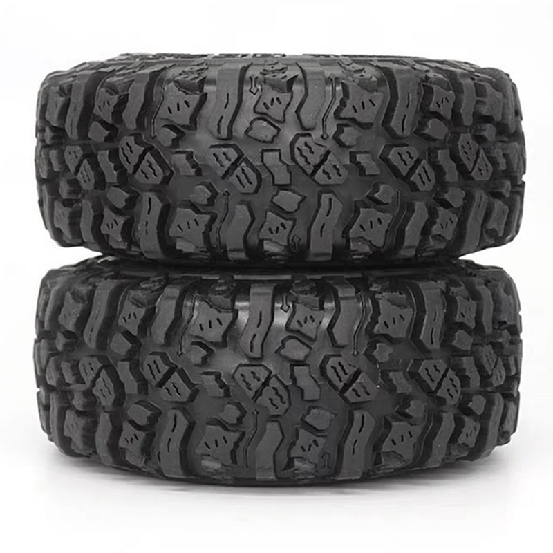 Set 4 Bánh Xe 115x46mm Chuyên Dụng Cho Xe Điều Khiển SCX10 Trx4 Tỉ Lệ 1 / 10 1.9 Inch