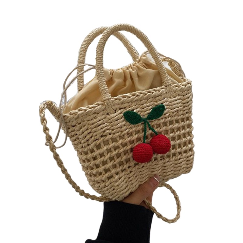 Túi Đeo Chéo Vai Đan Rơm Đựng Điện Thoại Dành Cho Nữ Đi Du Lịch Biển Mùa Hè