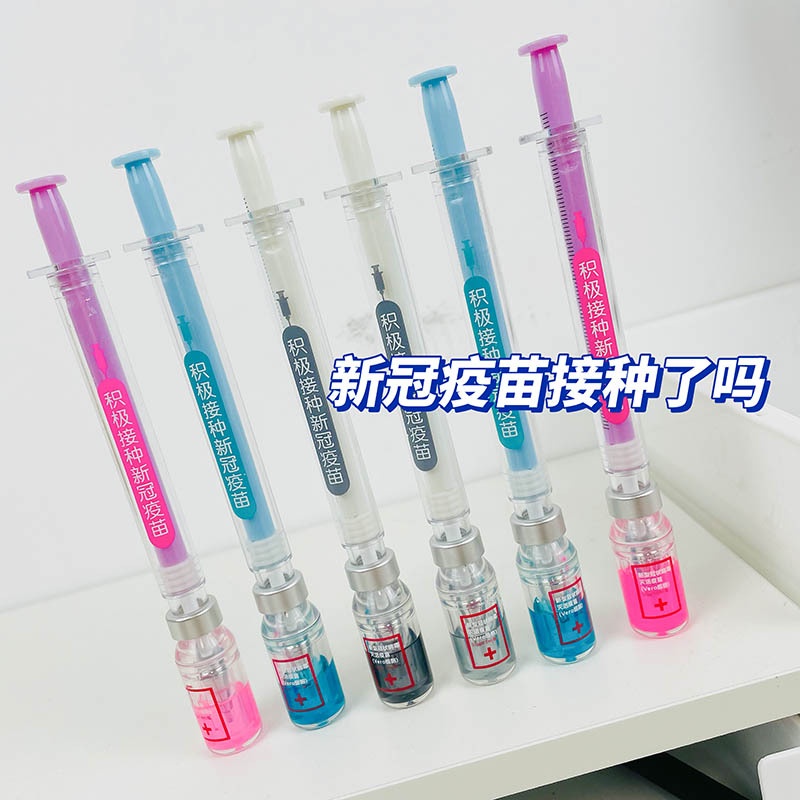 1 Bút Mực Đen Ngòi Kim Tiêm 0.38mm Màu Ngẫu Nhiên