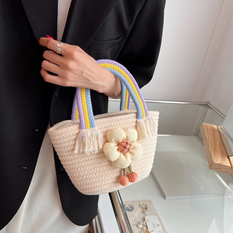 Túi Xách Đan Cói Thời Trang Hàn Quốc Mới 2023 Cho Nữ