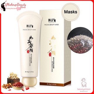 Gel lột mụn thảo mộc loại bỏ mụn cám, đầu đen hih facial beauty mask 60g chính hãng han key ms 229