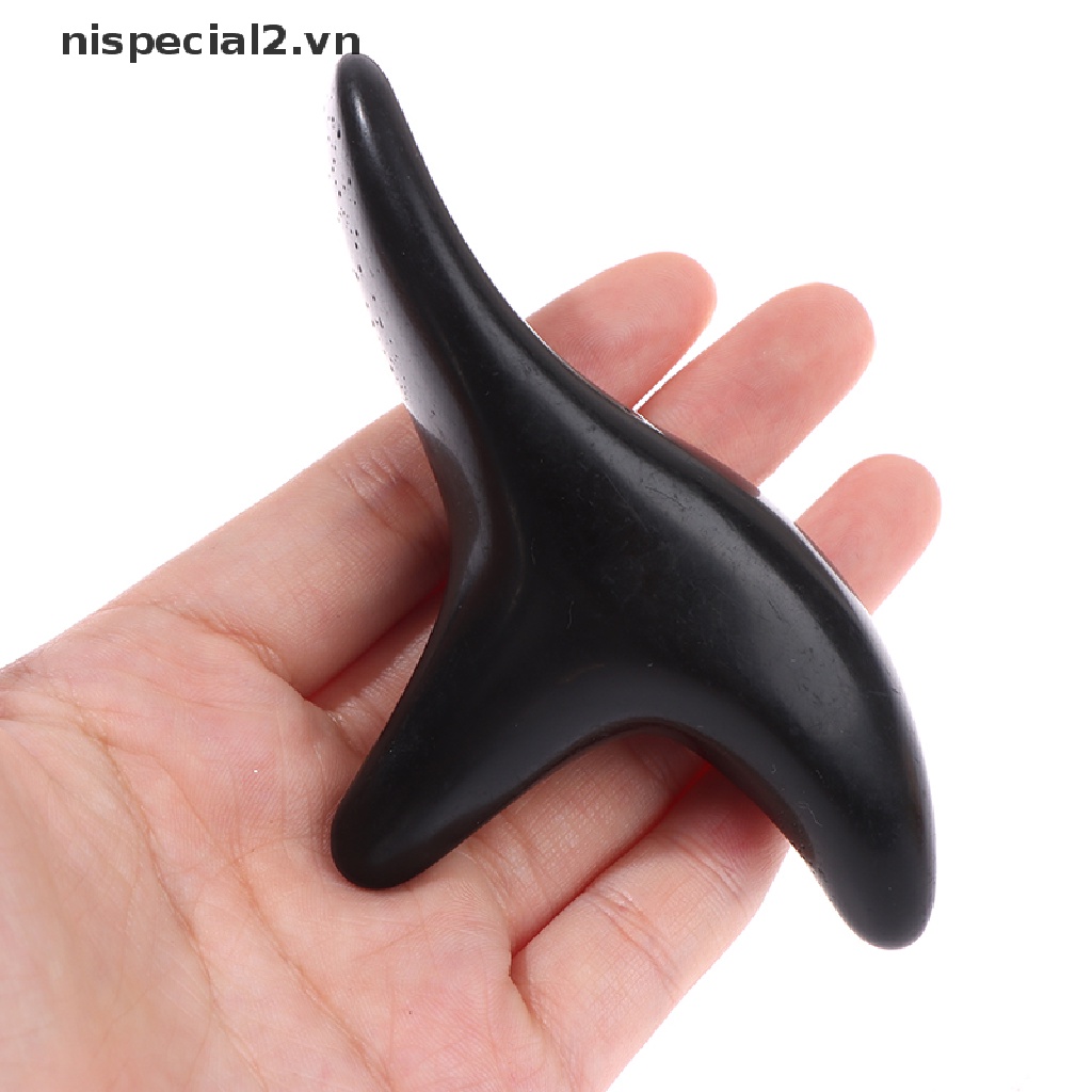 Dụng Cụ Mát Xa Chân Bằng Nhựa Resin Màu Hổ Phách Hình Tam Giác