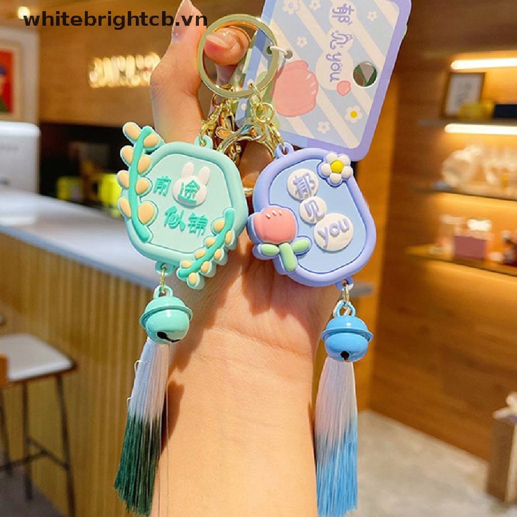 / / Eid / / Móc Khóa Cao Su May Mắn Phối Tua Rua May Mắn Phong Cách Trung Hoa Trang Trí Xe Hơi