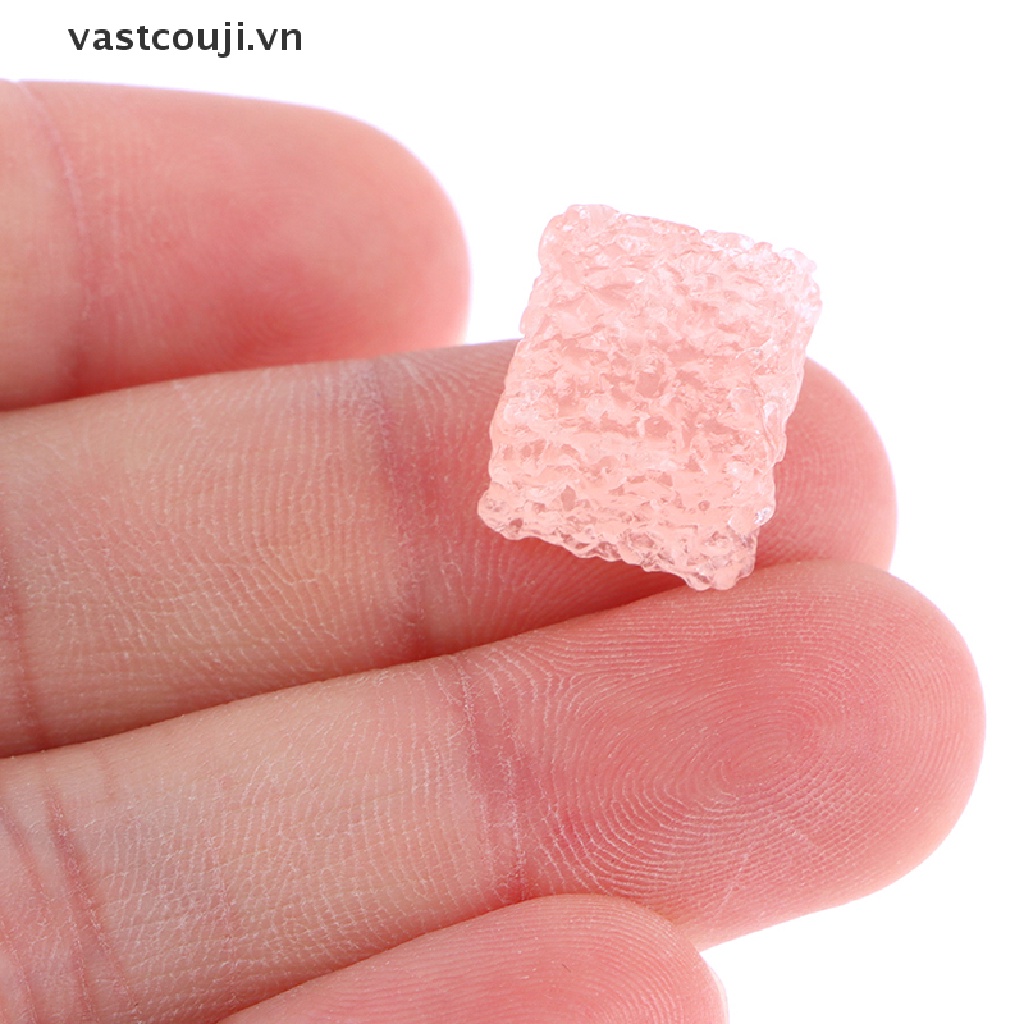 Bộ 5 Mô Hình Xe VASTJI Mini Bằng Nhựa Resin Màu Kẹo Dạ Quang Trang Trí Bảng Điều Khiển