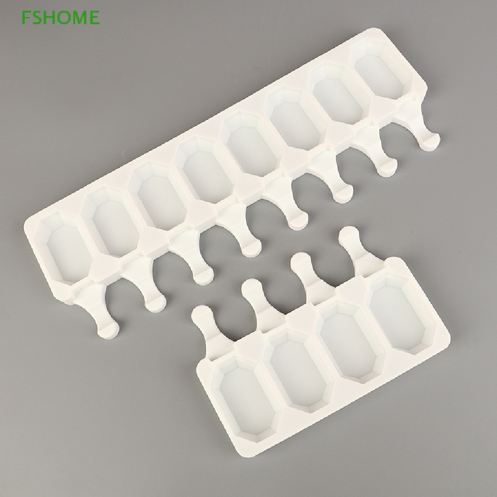 Khuôn Silicon Làm Kem Que 4 / 8 Lỗ Mới