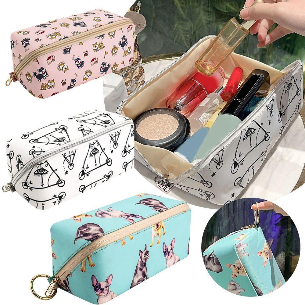 XIANTIN Túi Đựng Mỹ Phẩm Cầm Tay Hình Vuông Kích Cỡ Lớn Tiện Dụng