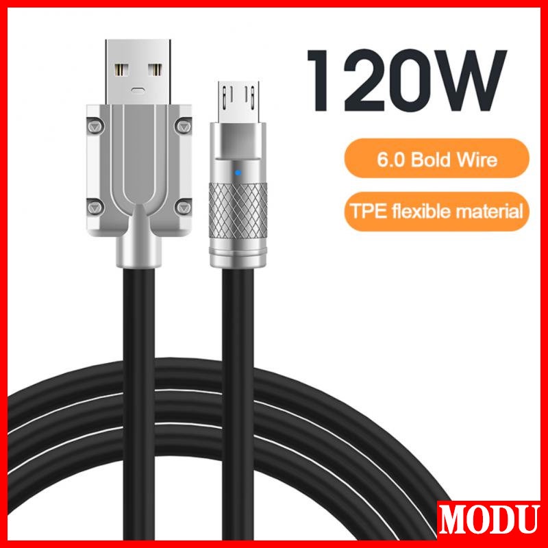 Dây Cáp Sạc Nhanh Usb Loại C Bằng Silicone 120W 6A