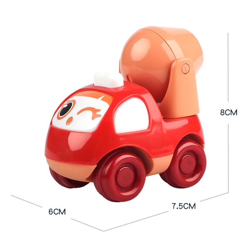 Mới Đồ Chơi Xe Công Trường Họa Tiết Hoạt Hình Dễ Thương