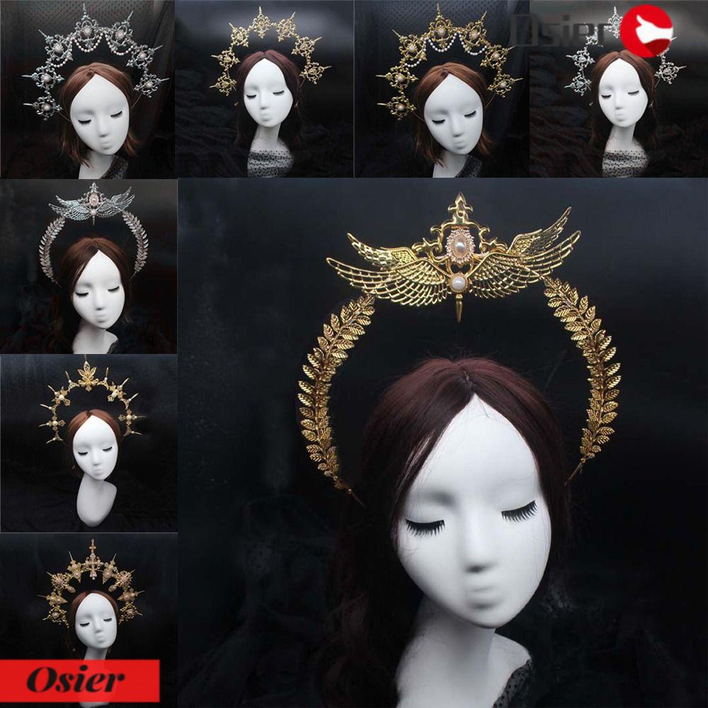 1 Phụ Kiện Vương Miện Cài Tóc DIY Phong Cách Vintage Cho Nữ