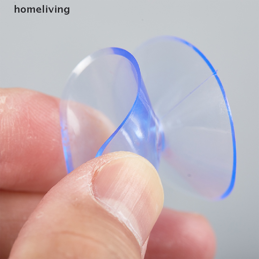 Bộ 10 Miếng Đệm Hai Mặt Bằng Pvc Trong Suốt Hút Chân Không Chống Trượt