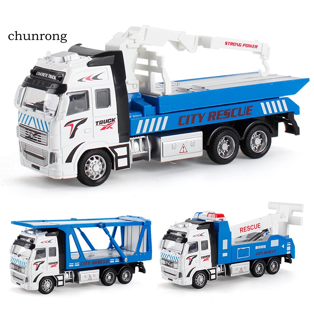 Xe Cứu Hỏa Đồ Chơi Bằng Hợp Kim Chất Lượng Dành Cho Bé Cr