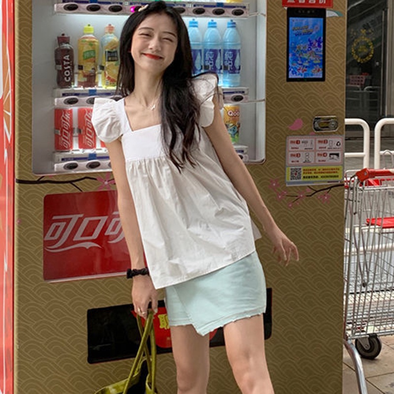 IELGY Áo Sơ Mi Tay Dài Phong Cách Pháp Ngọt Ngào Cao Cấp Thời Trang Cho Nữ