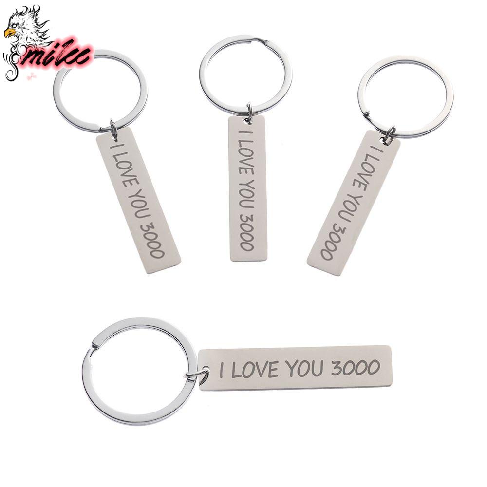 Móc Khóa Kim Loại I Love You 3000 Độc Đáo
