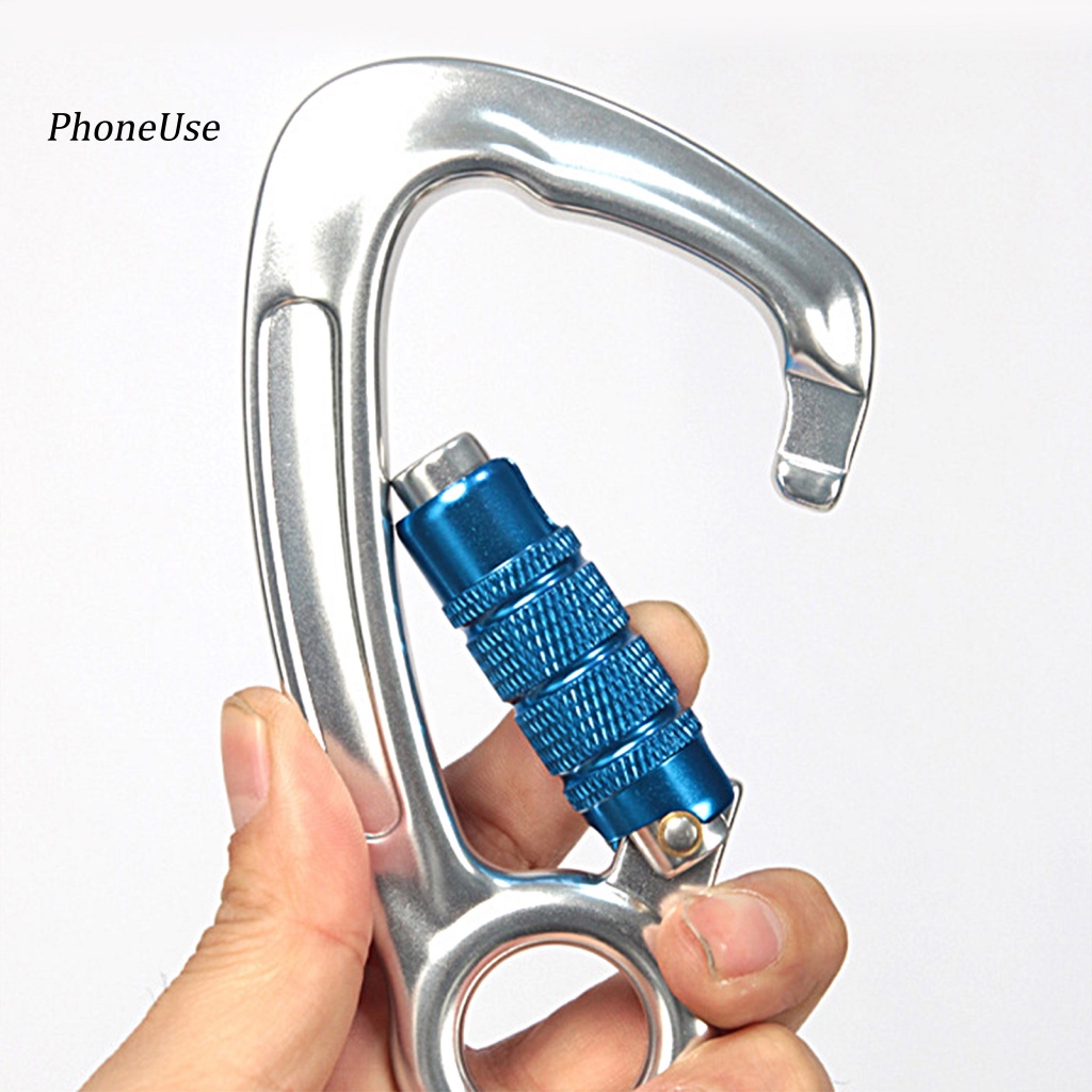 Móc Khóa Leo Núi Chữ O Bằng Hợp Kim Nhôm PU Chống Mòn An Toàn