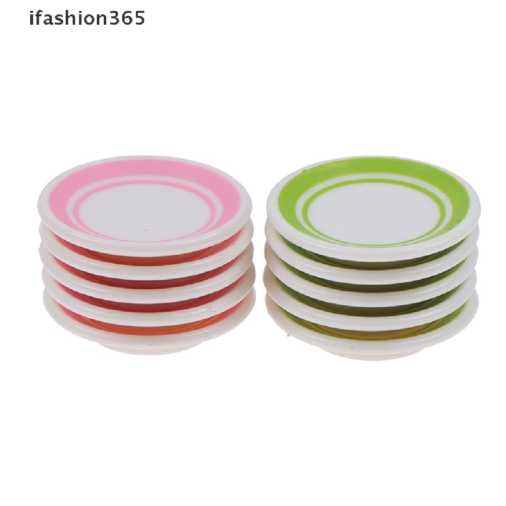 1 Bộ Chén Đĩa Đựng Thức Ăn Mini Siêu Bền Dùng Trang Trí Nhà Búp Bê 365