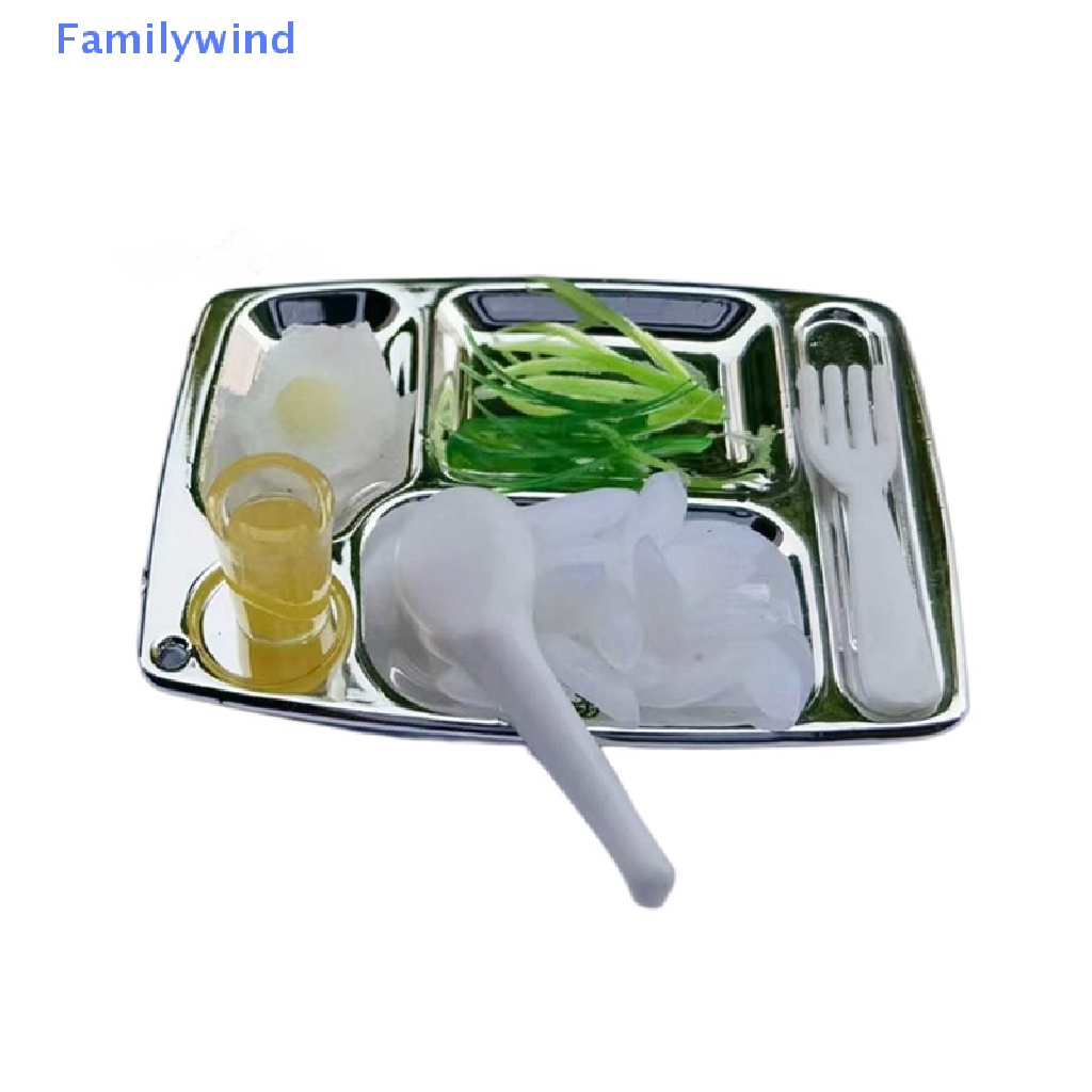 1 Set Mô Hình Bữa Ăn Tối Trang Trí Nhà Búp Bê DIY