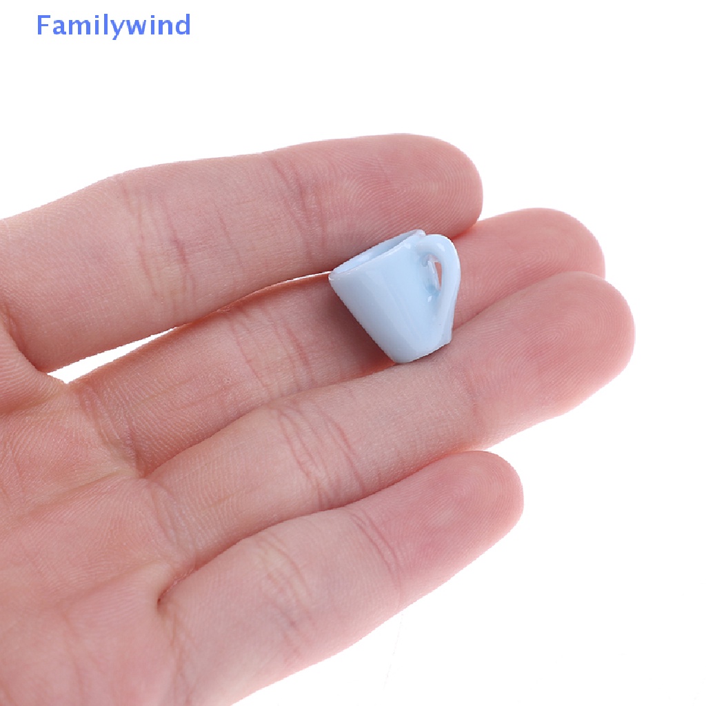 Set 10 Cốc Nước Mini Tỉ Lệ 1: 12 Dùng Trang Trí Nhà Búp Bê