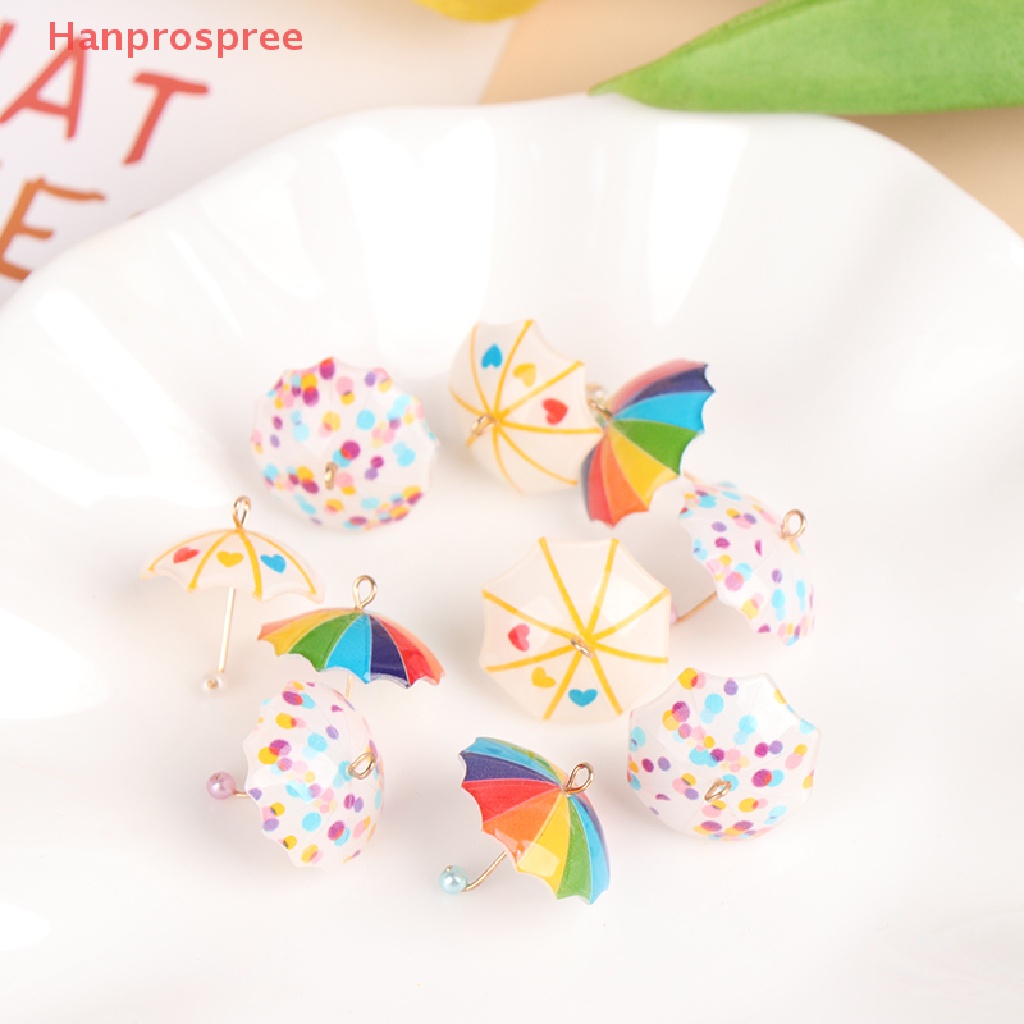 Bộ 5 Dù Mini Tỉ Lệ 1 / 12 Dùng Trang Trí Nhà Búp Bê