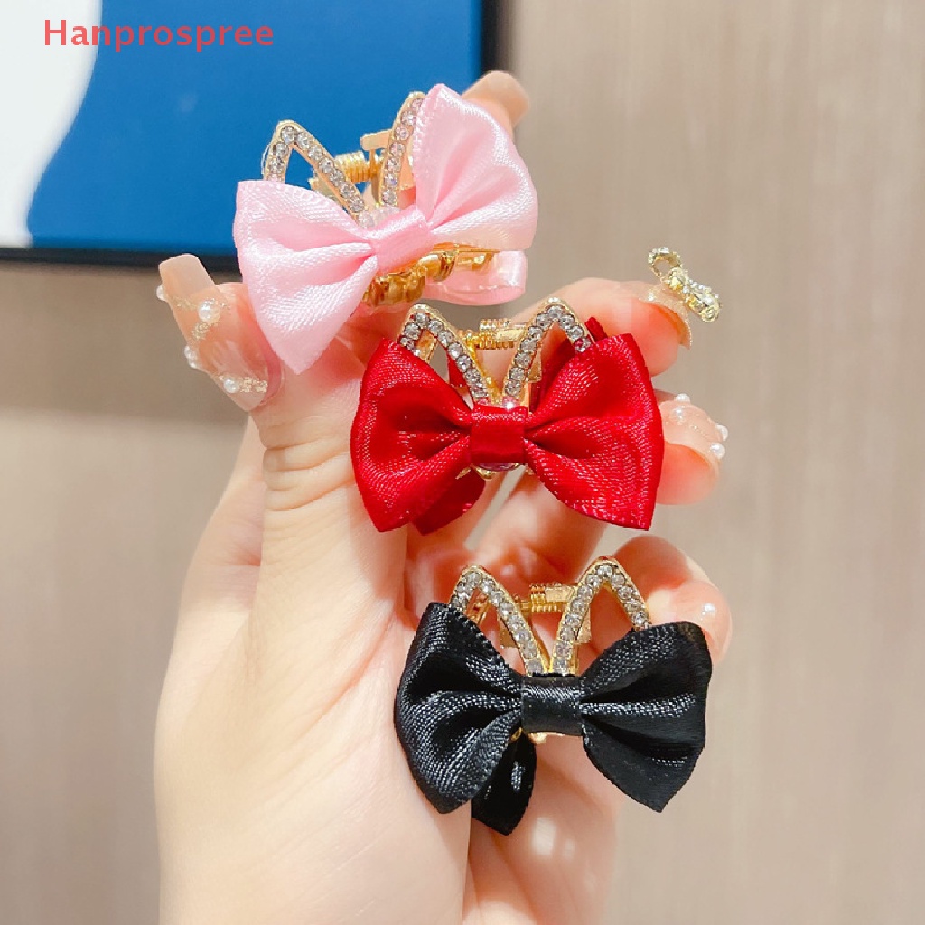 Kẹp Tóc Hình Vương Miện Nhỏ Nhắn Đính Đá Xinh Xắn Cho Bé Gái