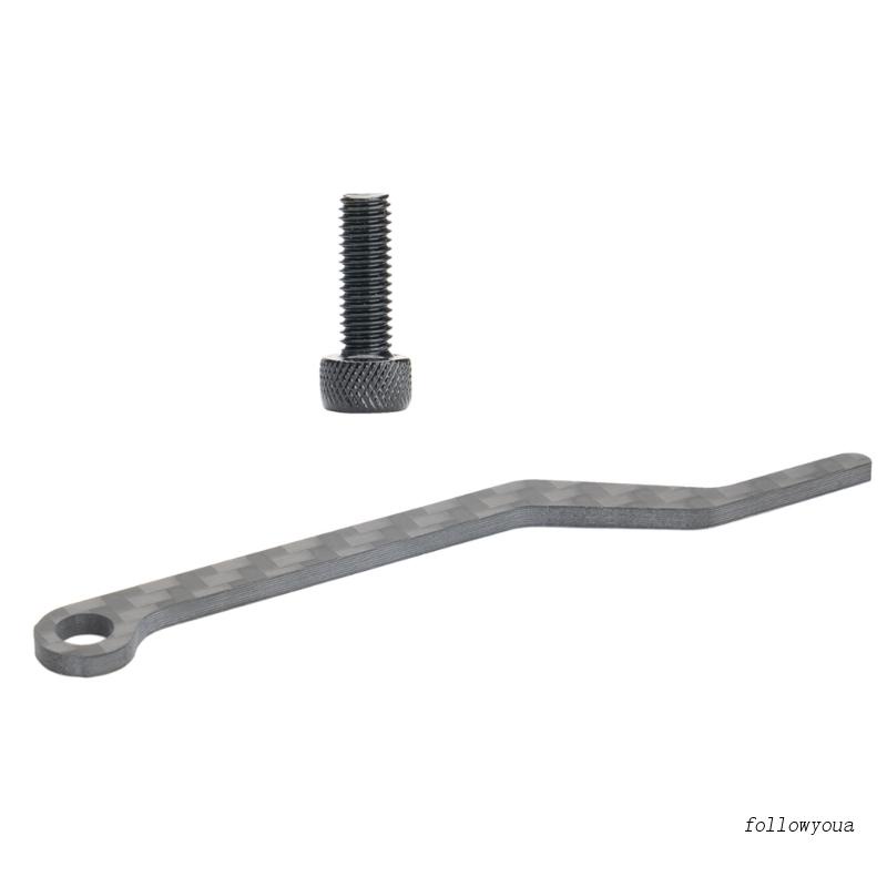 Khung Cố Định Dây Xích Xe Đạp Bằng Sợi Carbon Gọn Nhẹ Chống Rơi Kèm Ốc Vít Tiện Dụng