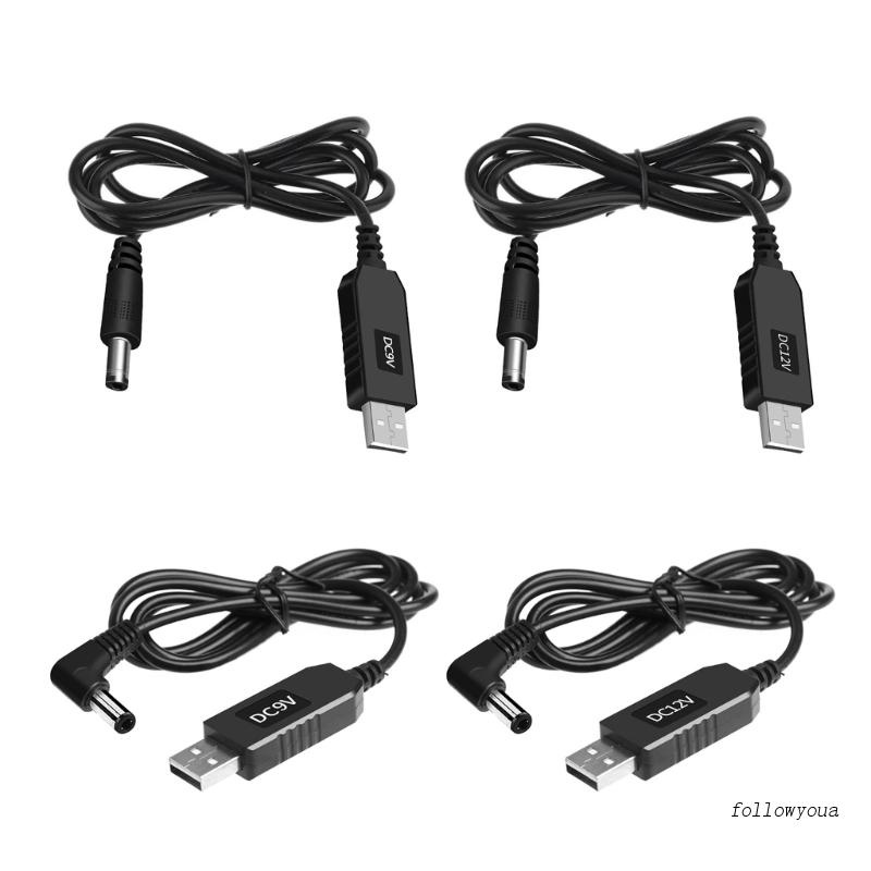 Cáp Mô Đun Tăng Áp USB 5V Sang DC 9v 12v 5.5mm 2.1mm 2.1x5.5mm Chuyên Dụng