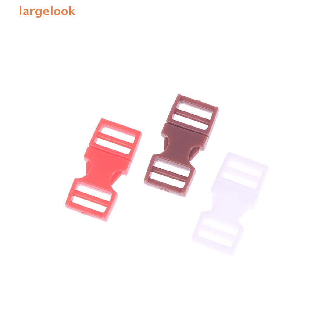 Set 10 Khóa Nhựa 6mm Dùng Làm Vòng Tay / Dây Đeo Búp Bê DIY