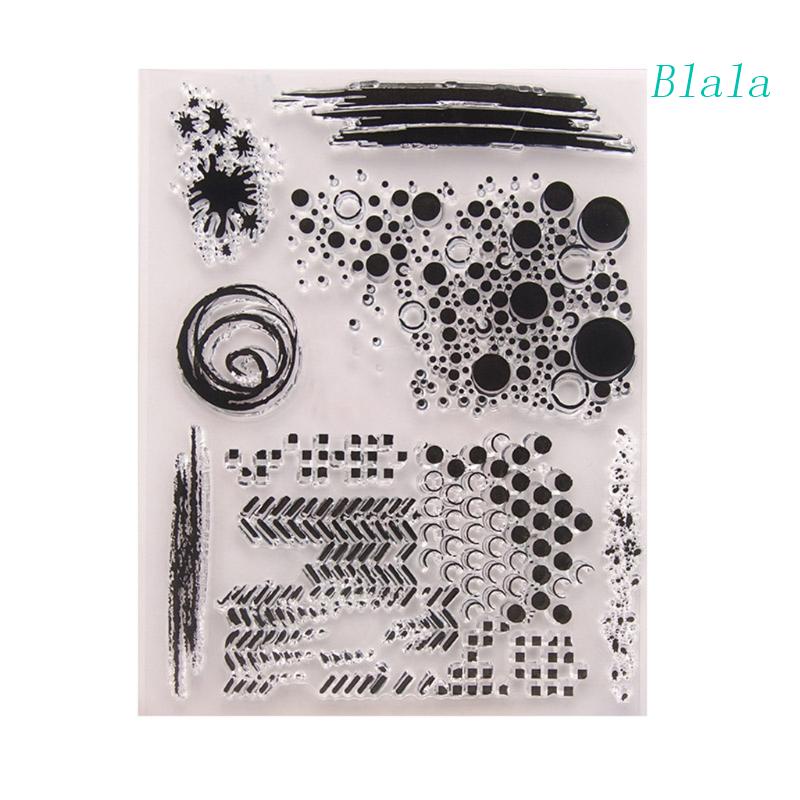 Miếng Tem Dấu Trang Trí Silicone Trong Suốt T1336