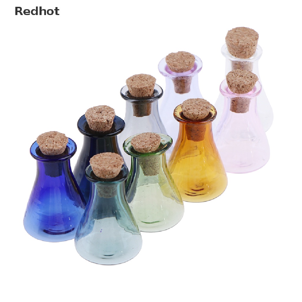 Bộ 2 Lọ Điều Ước Thủy Tinh Mini Nhiều Màu Sắc