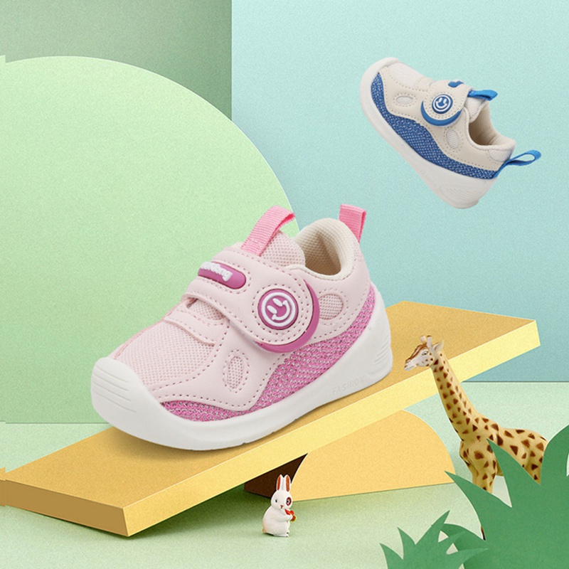 Giày Thể Thao Đế Mềm Thoáng Khí Cho Bé 0-3 Tuổi