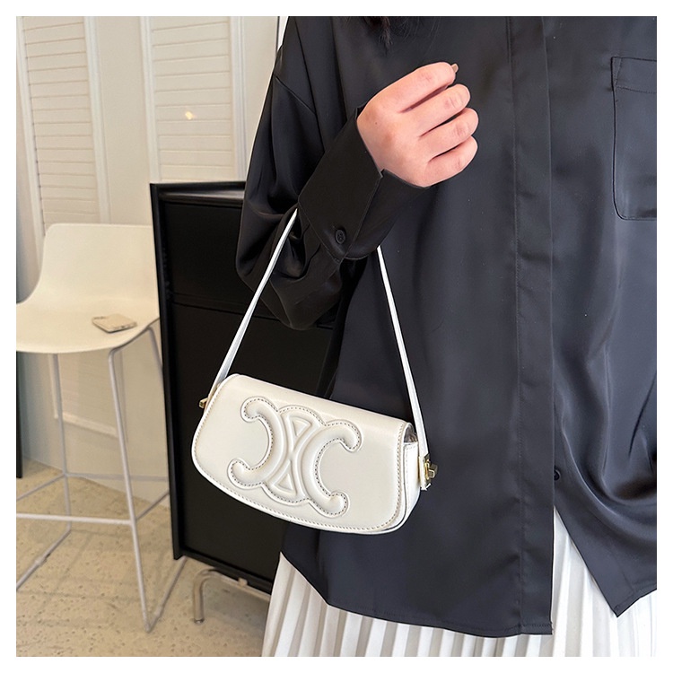 Túi Xách Đeo Vai Một Nửa Mặt Trăng Phong Cách Phương Tây Thời Trang Cao Cấp 2023 Mới Dành Cho Bạn Nữ