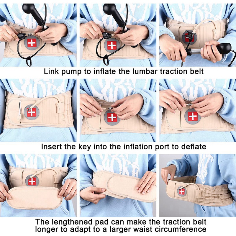 Đai Thắt Lưng Hỗ Trợ Giảm Đau Nâng Tông Da