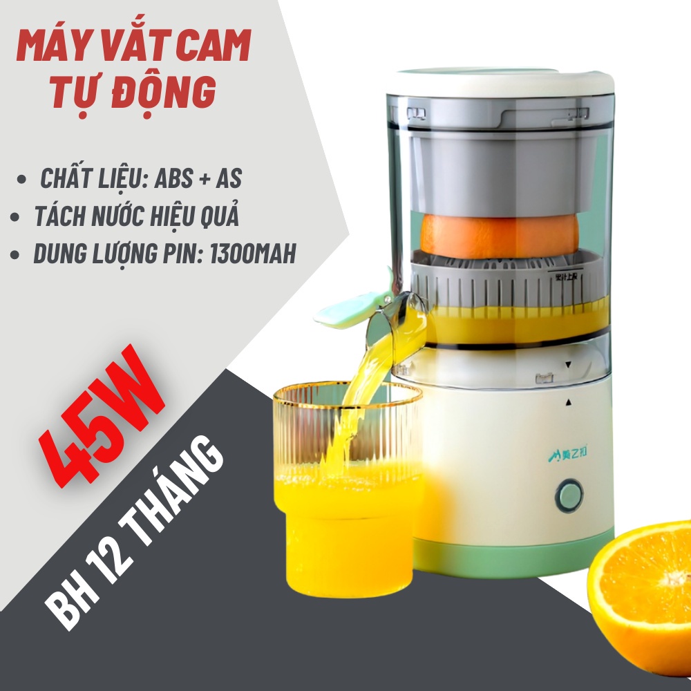 Máy Vắt Cam Và Hoa Quả Tự Động Sử Dụng Sạc USB Tiện Lợi Cao Cấp Dành Cho Mọi Gia Đình