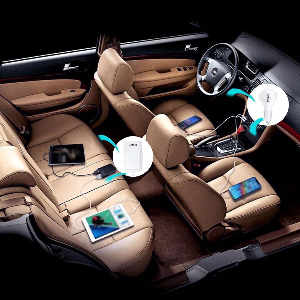 Bộ SạC Nhanh QC3 0 4 CổNg USB TiệN DụNg Cho ĐiệN ThoạI