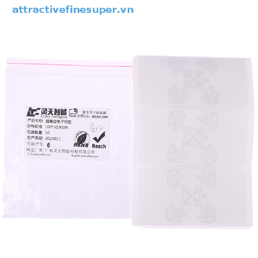 Set 10 Nhãn Dán KM4 / KM4Q / KU5 / U8 / U9 RFID Đa Năng Tiện Dụng