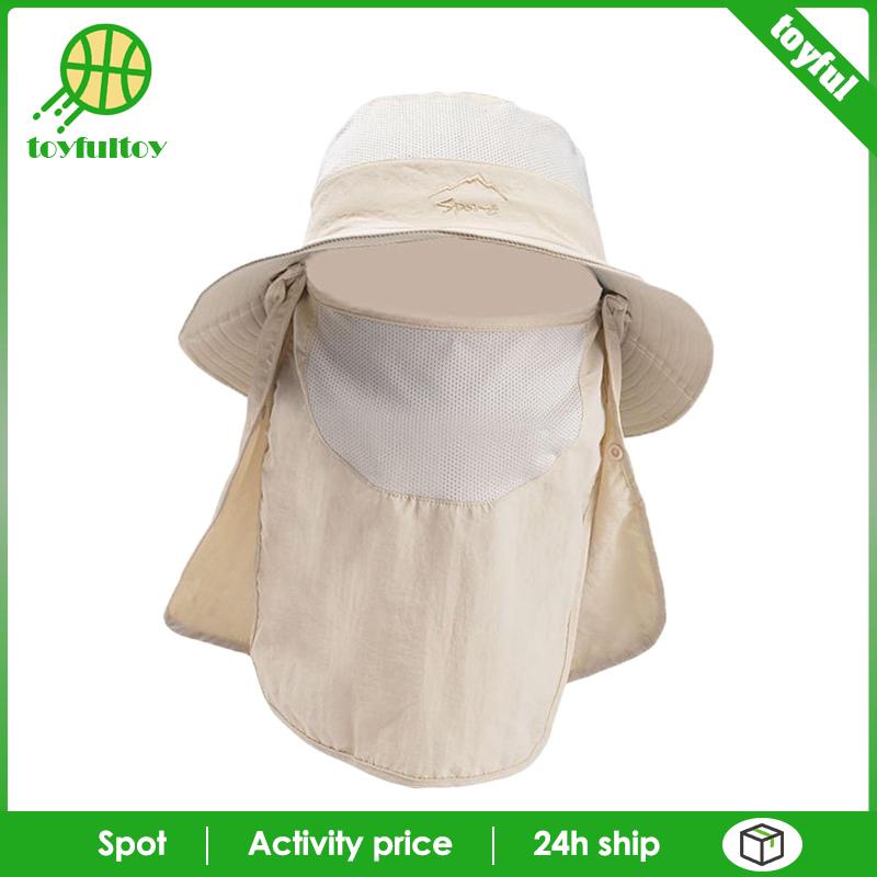 Mũ Sombrero Bảo Vệ Mặt Cổ Chống Nắng Dành Cho Đi Bộ Đường Dài Du Lịch