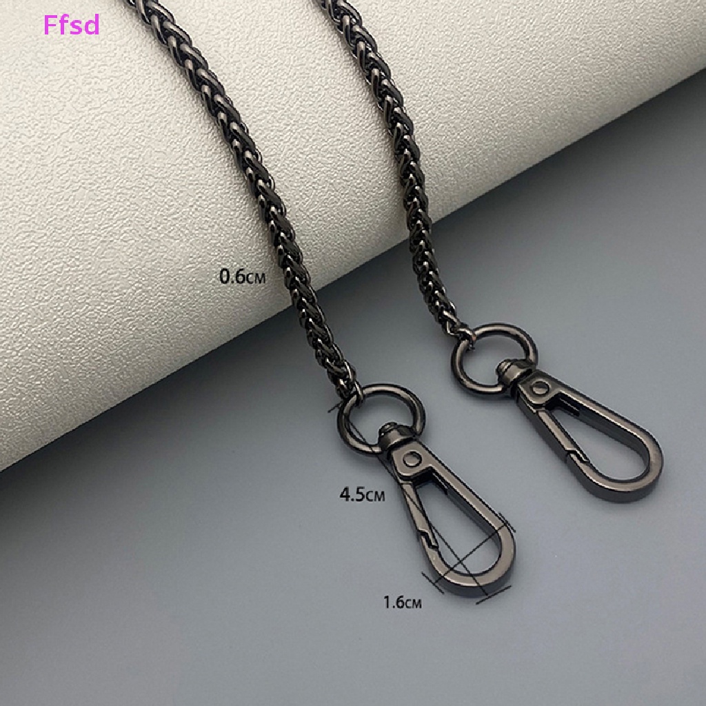 {Ffsd} Phụ Kiện Dây Đeo Túi Xách Bằng Acrylic Màu Đen