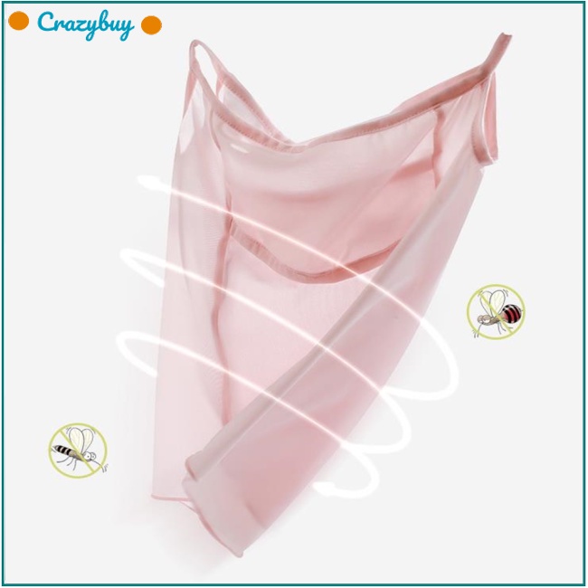 Cr Khẩu Trang Chống Nắng Bằng Lụa Lạnh Gọn Nhẹ Thoáng Khí