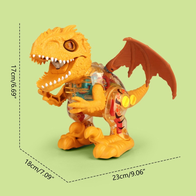 Robot Khủng Long Đồ Chơi Có Đèn Và Nhạc Cho Bé