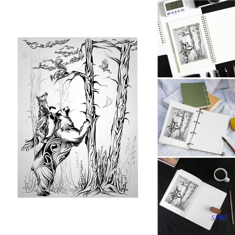 Con Dấu Silicone Trong Suốt Hình Động Vật Trang Trí Sổ Tay DIY