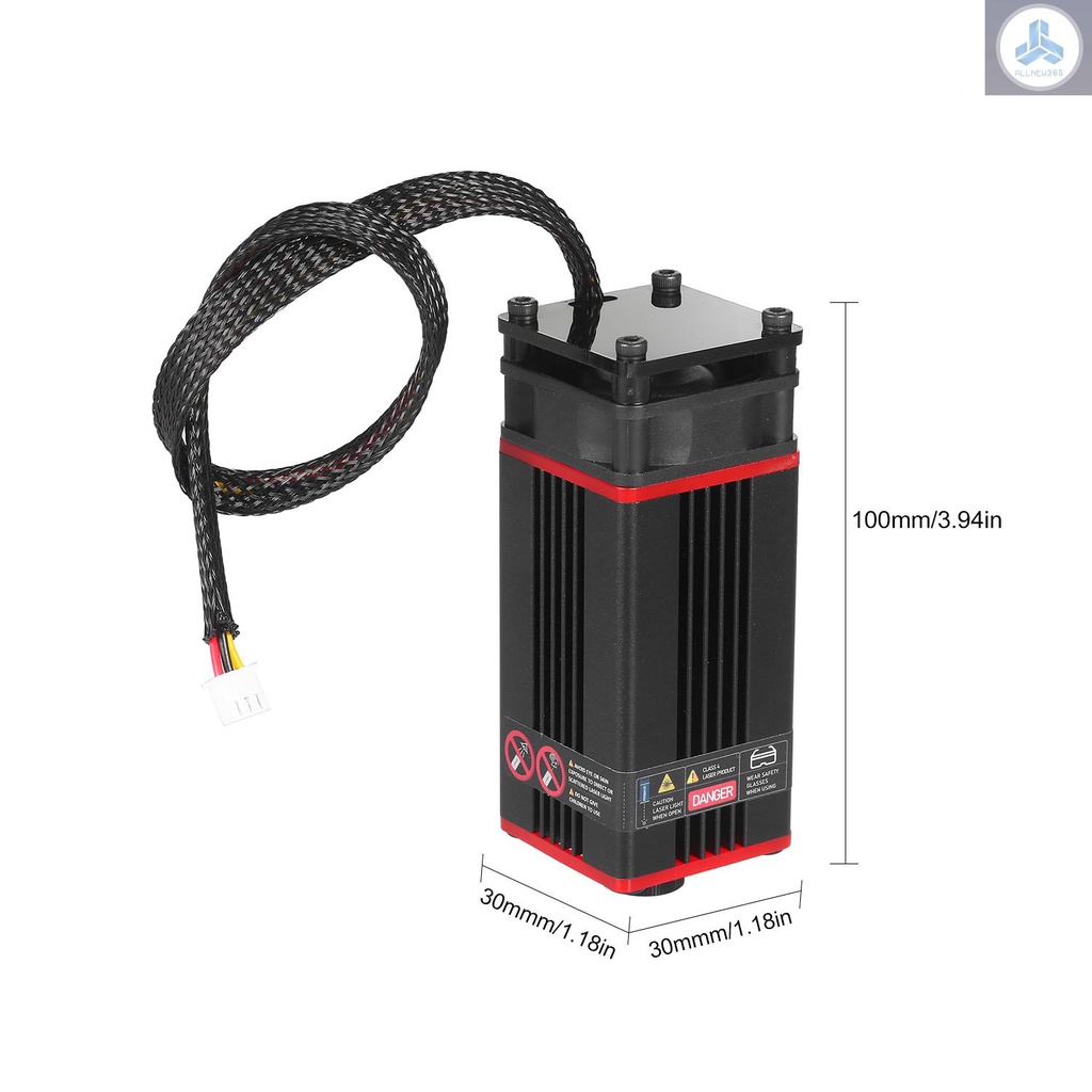 Mô đun nâng cấp laser 20w 450nm xanh dương cho máy cắt laser CNC DIY chất lượng