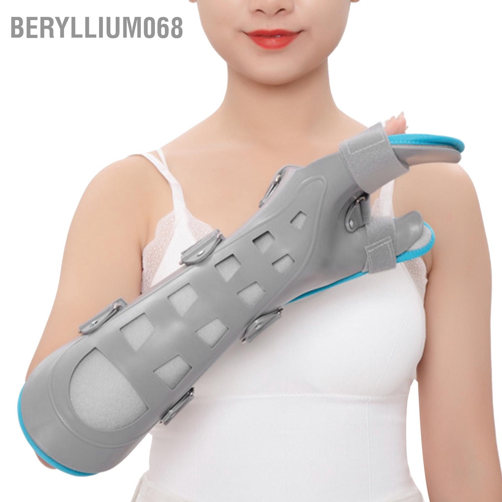Beryllium068 Nẹp hỗ trợ cổ tay Dây đeo cố định gãy xương có thể điều chỉnh Bong gân ống