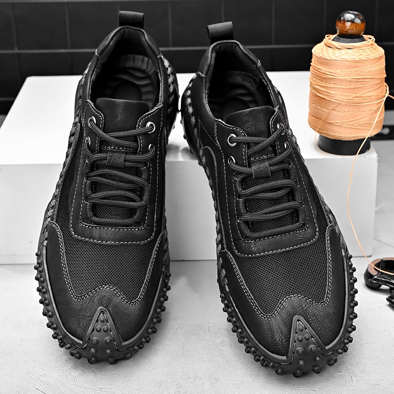 Size 38-46 Thời trang giày nam giày thể thao giày chạy bộ giày leo núi giày chạy bộ nam giày asia sport giày nam thoáng khí Da bò dép nam