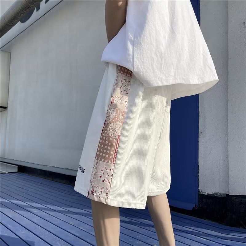 Quần Short Thể Thao Dáng Suông Năng Động Thời Trang Xuân Thu Cho Nam Phong Cách Harajuku