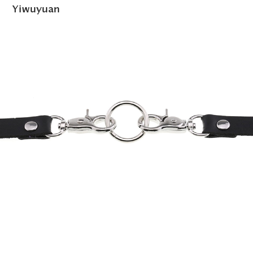 < Yiwuyuan > Vòng Cổ Choker Da Phong Cách Punk Gothic Bằng Kim Loại Cho Nam Và Nữ